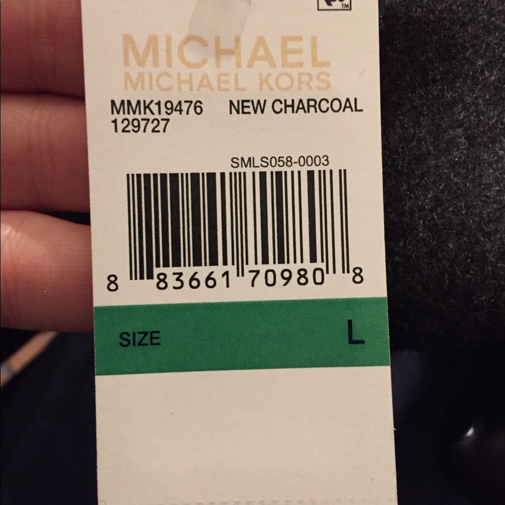 NWT Mens Michael Kors Mens Charcoal Peacoat - Picture 4 of 5